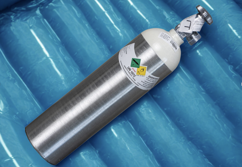 Sauerstoff-Leichtflaschen